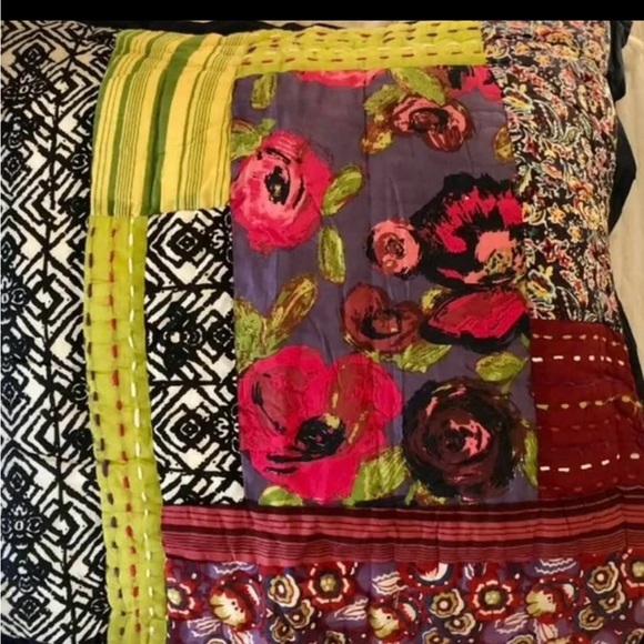 Anthropologie Floral Patchwork Bedding Set - Multicolor - Picture 4 of 5